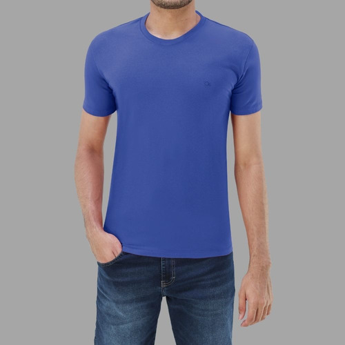 Camiseta Algodão Masculina Ogochi Manga Curta Essential