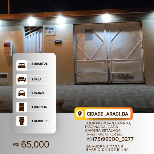 Vende Se Essa Casa Na Cidade De Araci_ba