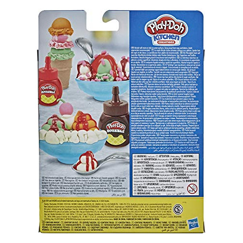 Play-doh Kitchen Creations Set De Helado Con Doble Llovizna