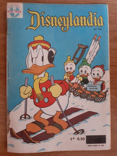 Cómic Disneylandia Año 3 Número 131 Editora Zig Zag 1965