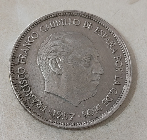 Moneda Española De 1957 (veinticinco Pesetas) Estrella 68