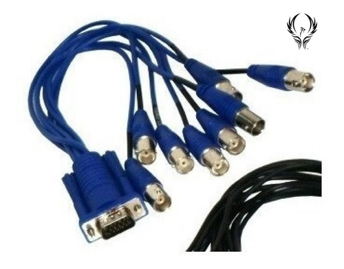 Cable Pulpo Vga A Bnc 8 Canales Camaras Dvr Geovision