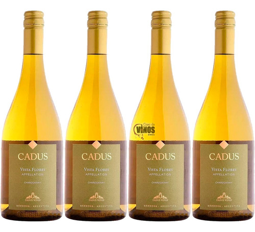 Vino Cadus Appellation Chardonnay Pack X4 Unidades