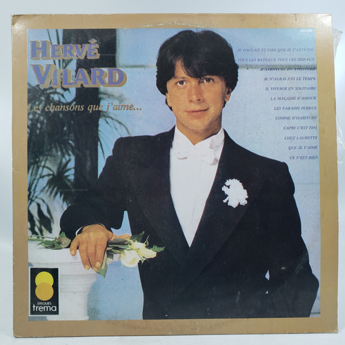 Lp Hervé Vilard Les Chansons Que Jáime... (Usado)