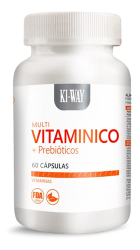 Vitaminas Multi Vitaminico + Prebioticos / 60 Capsulas
