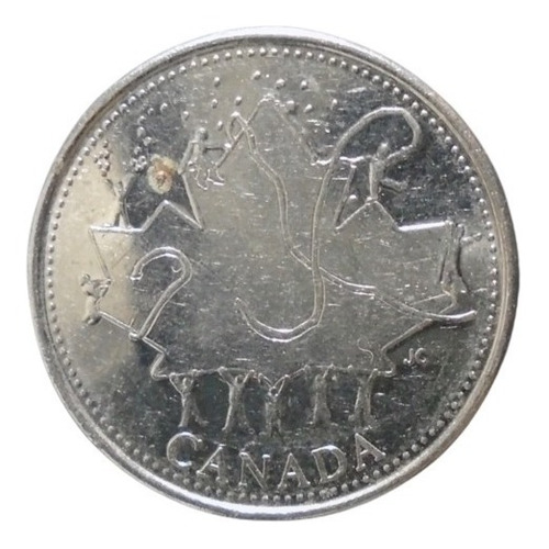 Canadá 25 Cents 2002 * Día De Canadá  2ts#5
