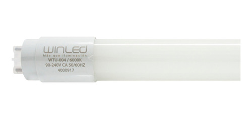 Tubo Led Vidrio 1.2m Opalino 18w Blanco Frio Winled Wtu-004