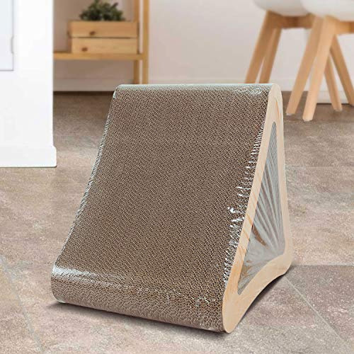 Cat Scratching Post Scratchme Triangle, Cartón De 3 Caras
