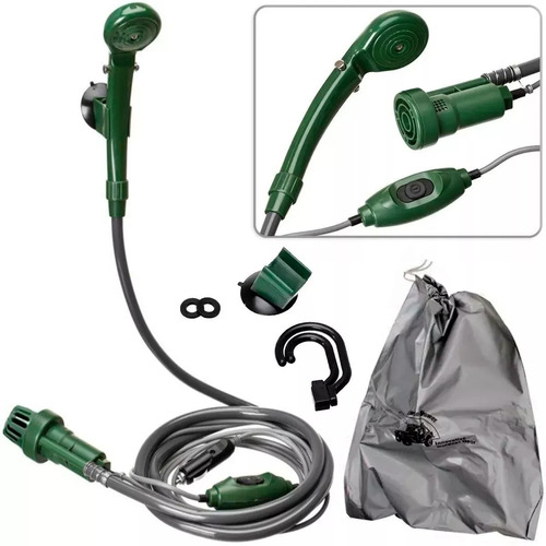 Chuveiro Para Acampamento Portátil 12v 820g Shower Guepardo