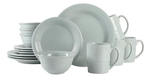 Juego Set De Loza 16 Piezas Porcelana Vajilla/platos/tazas B