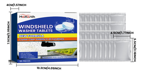 Tabletas Limpiadoras Concentradas T Glass Washer Fluid Home
