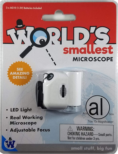 Microscopio 100% Funcional Miniatura De Bolsillo | Luz Led 