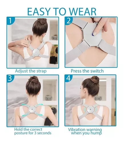 Corrector Postura Eléctrico Autómatico Quita Dolor Profesion