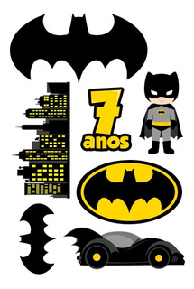 Toppers Personalizados Batman | MercadoLivre ?