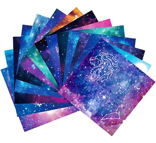 Papel De Origami Hermosa Constelacion De 50 Hojas De Calida