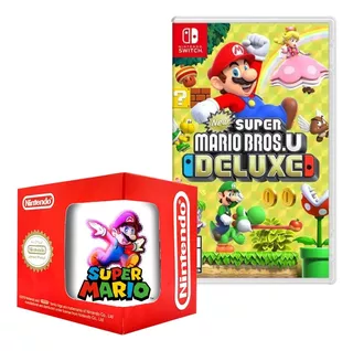 New Super Mario Bros U Deluxe Nintendo Switch Y Taza 5