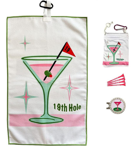 Giggle Golf Par 3 Kit Incluye Un Material De Gofre De Toalla