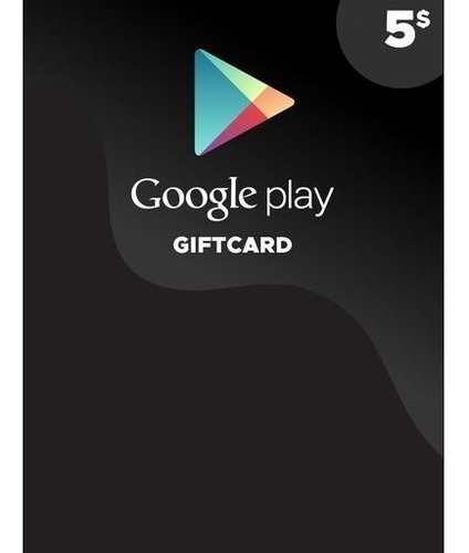 Tarjeta Google Play Store 5 Us$ Usa 