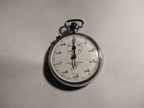Reloj Decimal Zivy & C Ie Paris Made In Suisse 
