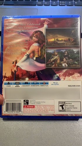 Final Fantasy X/x-2 Hd Remaster Ps4 Nuevo (Usado)