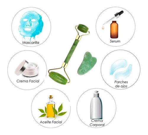 Imagen 7 de 10 de Serum Hidratante Arroz Granada Te Verde 2 Rodillos Facial