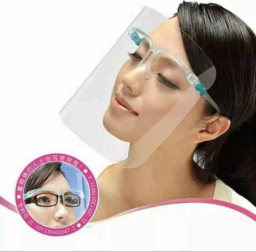Protector Facial Tipo Lentes / Face Shield / Mascara /careta