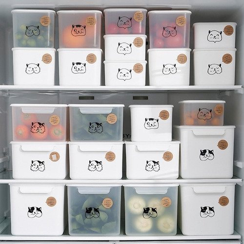 Contenedor Tupper Para Comida Diseño Gatito Xl Libre Bpa