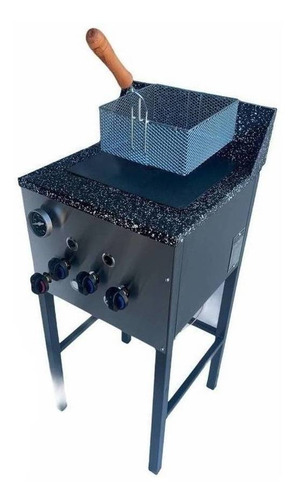 Imagen 3 de 3 de Freidora industrial Pevi 18 L acero inoxidable