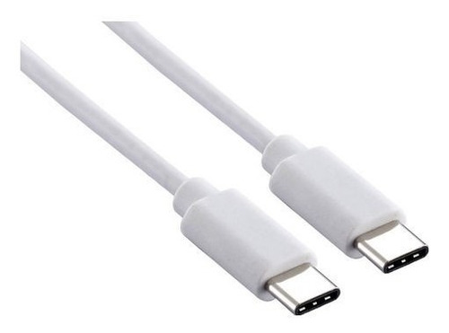 Cabo Usb Tipo C Duplo Duas Pontas Type C 1m Rápido 2.1a