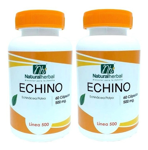 Echinacea 120 Caps 2x60 Nh. Infección Respiratoria/ Defensas