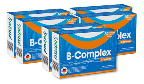 Complejo B Nutrazul -  Bcomplex (pack 6 Cajas).