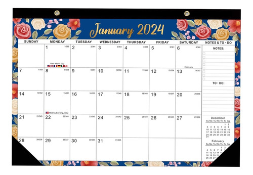 Calendário De Parede Janeiro De 2024 - Junho De 2025