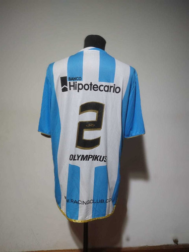 Camiseta Racing Club Titular 2010 Raton Ayala