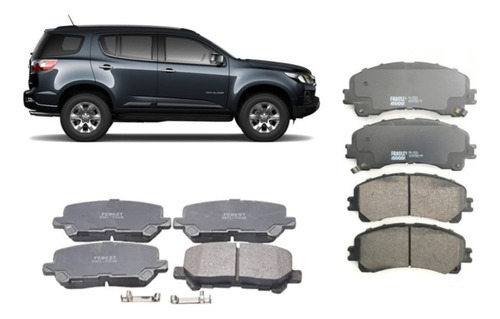 Pastillas De Freno Chevrolet Trailblazer ( 4 Ruedas )