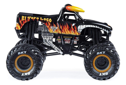 Monster Jam True Metal Realista El Toro Loco Monster Truck M