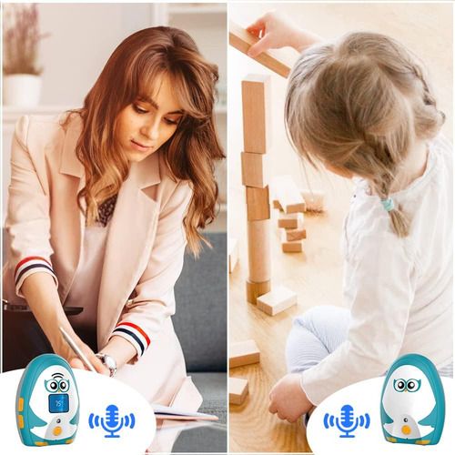 Timeflys Audio Baby Monitor Ol Portátil, Conversación Bidire