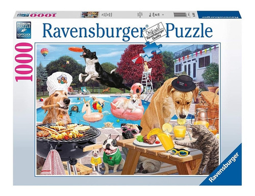 Puzzle 1000 Pz  Perros En Dia De Verano 16810 - Ravensburger