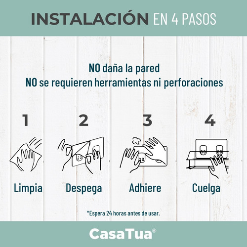 Imagen 5 de 9 de Esquinero Organizador Ducha Baño Adhesivo Set 2 Inoxidable