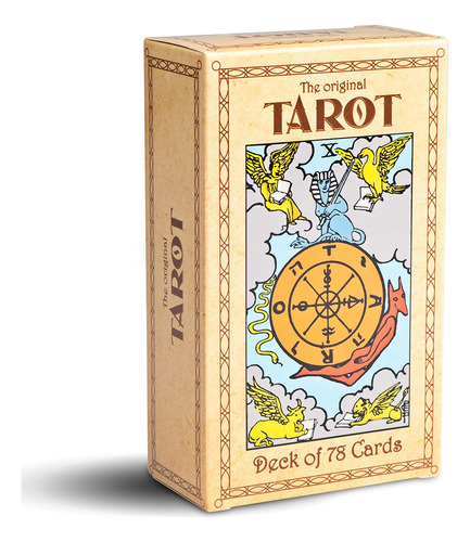 Baraja De Cartas De Tarot Original Con Libro De Guía Para Pr