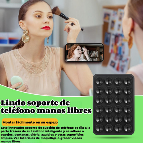 17pzs Funda Ventosa De Silicona Soporte Telefono Para Celular