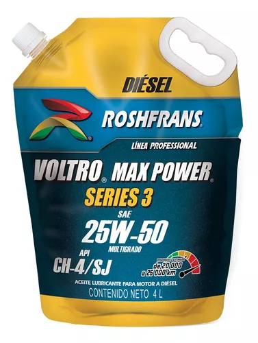 ROSHFRANS Aceite De Motor Diesel Voltro 15W40 5 Litros - masrefacciones