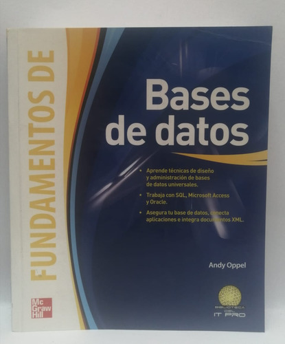 Libro Fundamentos De Bases De Datos - Andy Oppel