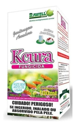 Kcura Fungicida 100 Ml Controla Fungos Em Plantas E Gramados