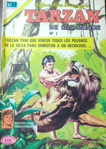 Revista Cómic Tarzán De Los Monos Ejemplar # 1 Novaro 