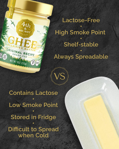 Mantequilla Clarificada Ghee Original, 9 Onzas