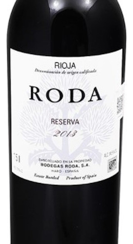 Vino Tinto Roda Reserva Tempranillo 1500 Ml