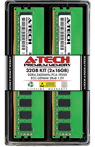 A-tech Kit 32 Gb X 16 Ram Para Synology Rackstation Na Ddr4