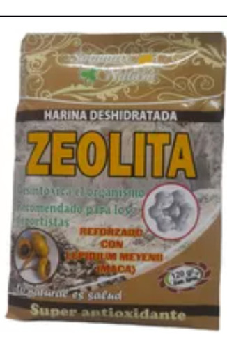 Zeolita Harina Deshidratada Pack De 3 Sobres De 120g C/u