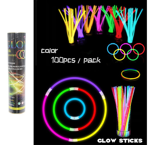Paquete De Accesorios Glow Stick Y Glow Sticks Fiesta A Gran 
