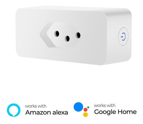 Tomada Inteligente Smart Wifi Compatível Google Home Alexa
